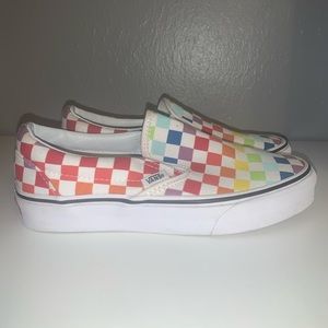 Rainbow 🌈 Checkered Vans